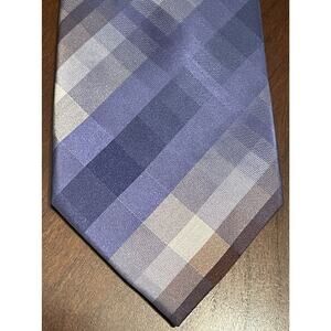 Kenneth Cole Reaction Blue Gray 100% Silk Men’s Neck Tie Made In China